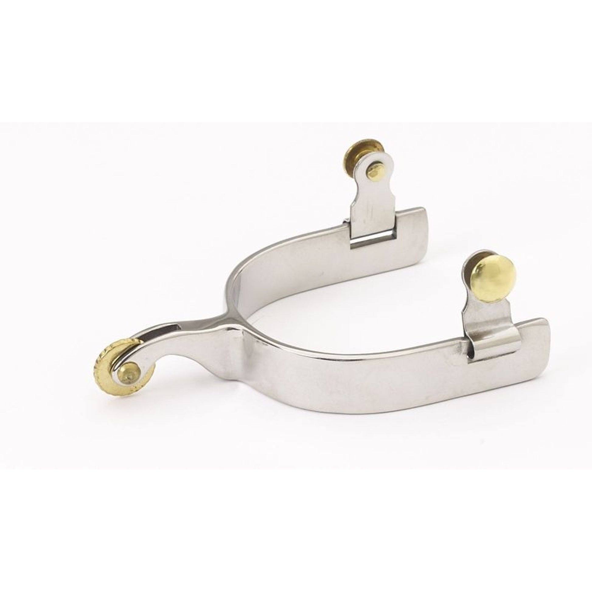 Turn-Two Equine Western D-Shank Round Spurs Brn