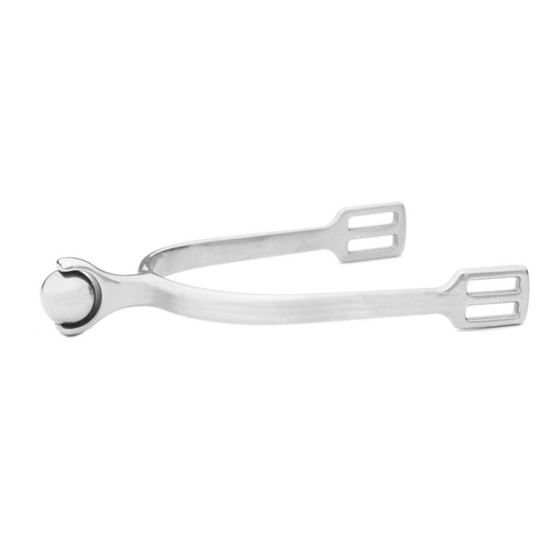 Centaur Ss Roller Ball Spur - Long NeckBk/Wh