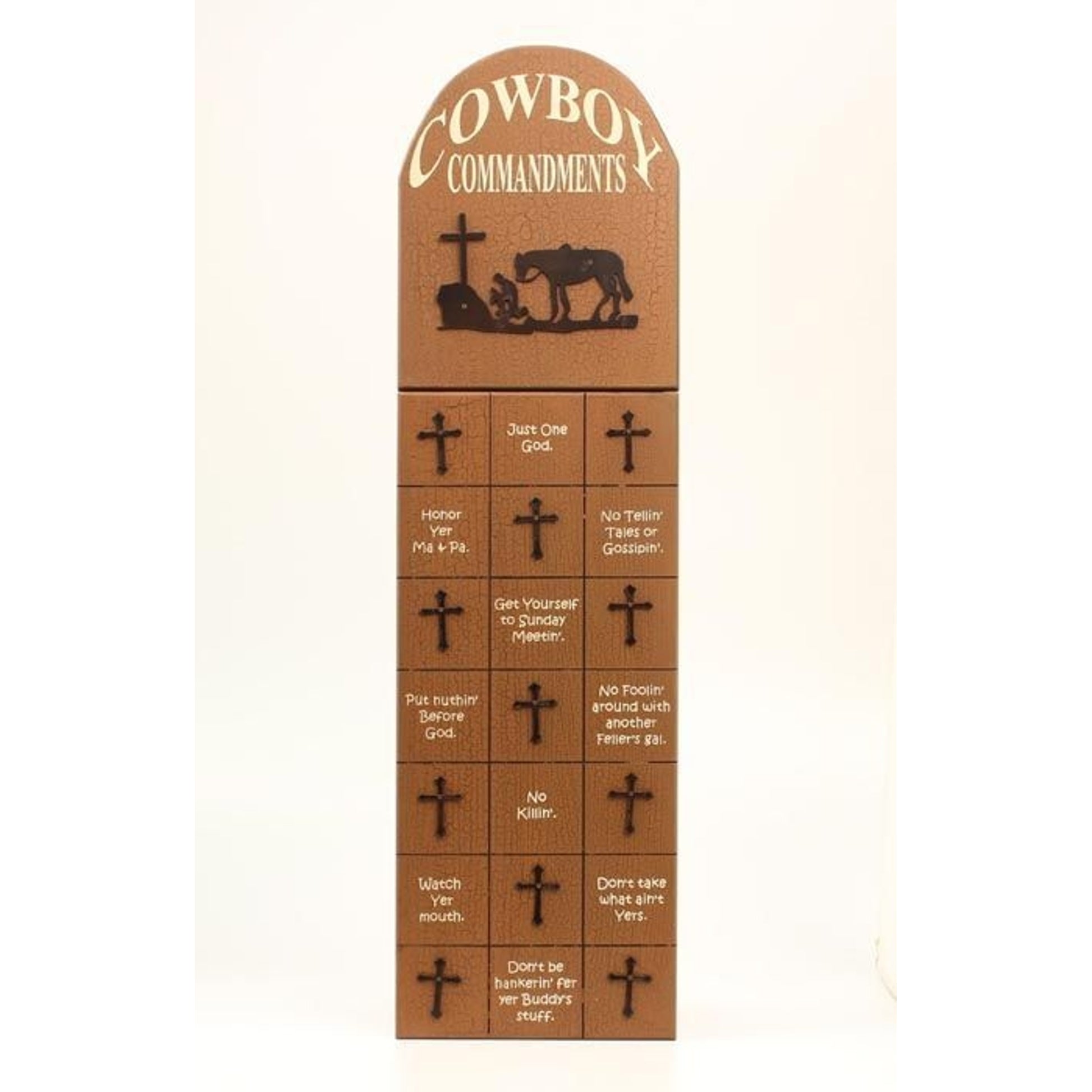 Western Moments Cowboy Commandments