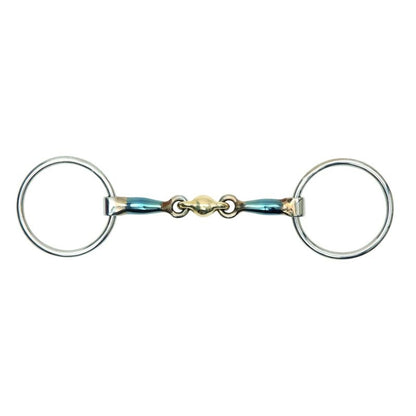 Shires Blue Alloy Loose Ring Snaffle With Lozenge