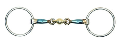 Shires Blue Alloy Loose Ring Snaffle With Lozenge