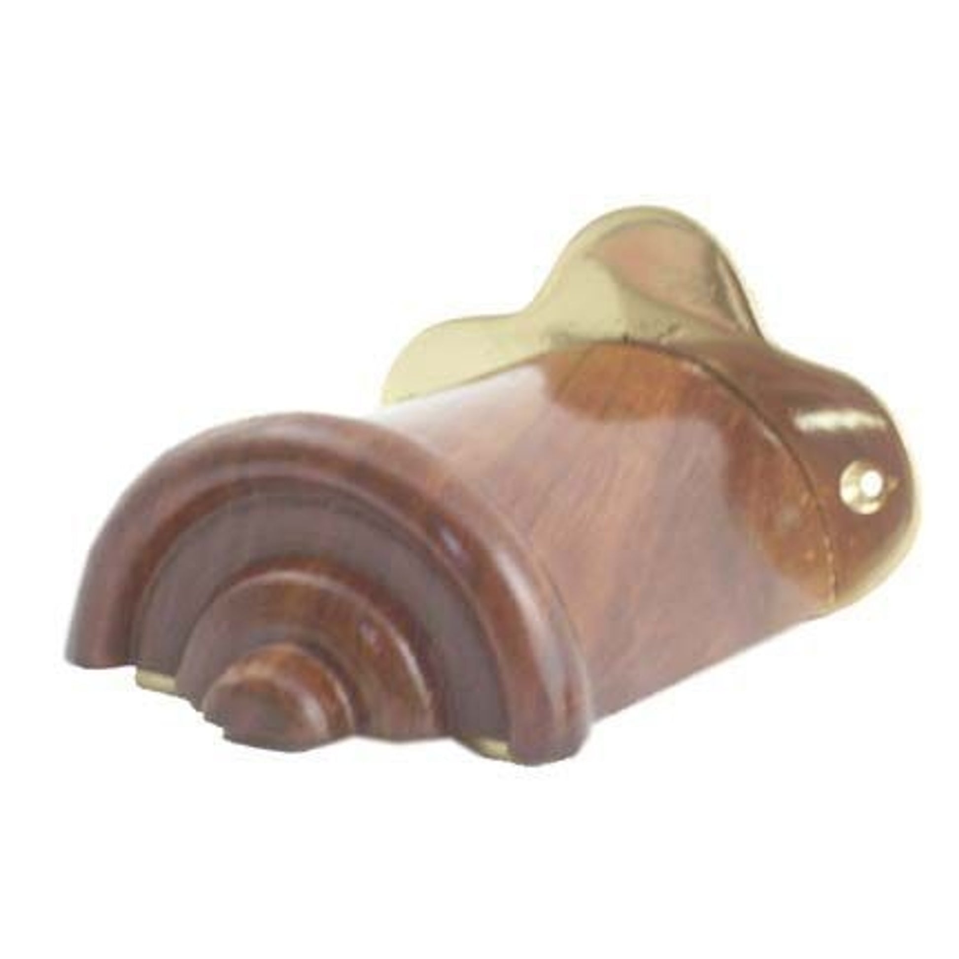 Horse Fare Brass And Wood Rein Hook