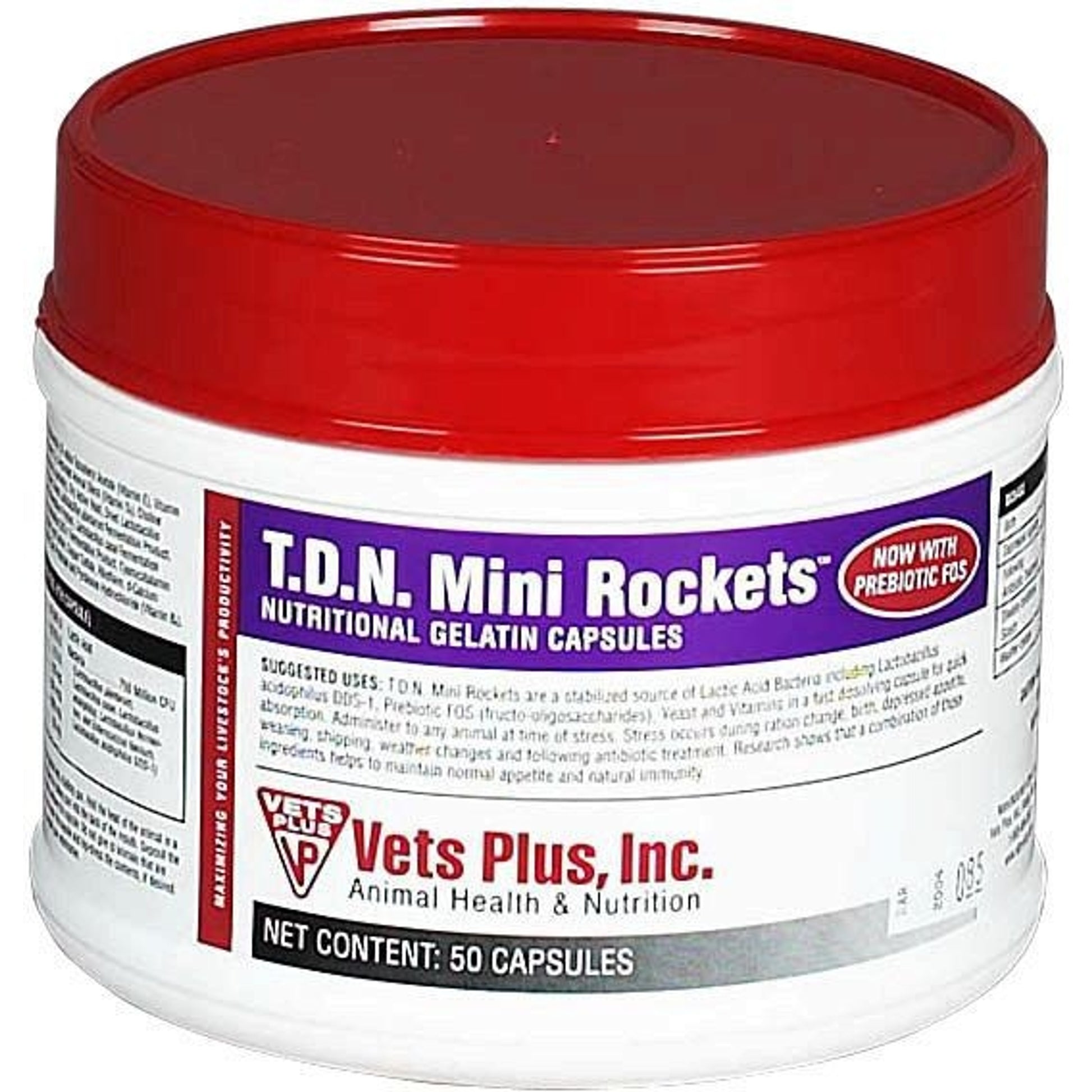 Vets Plus T.D.N. Calf Miniature Rockets 50 Tabs