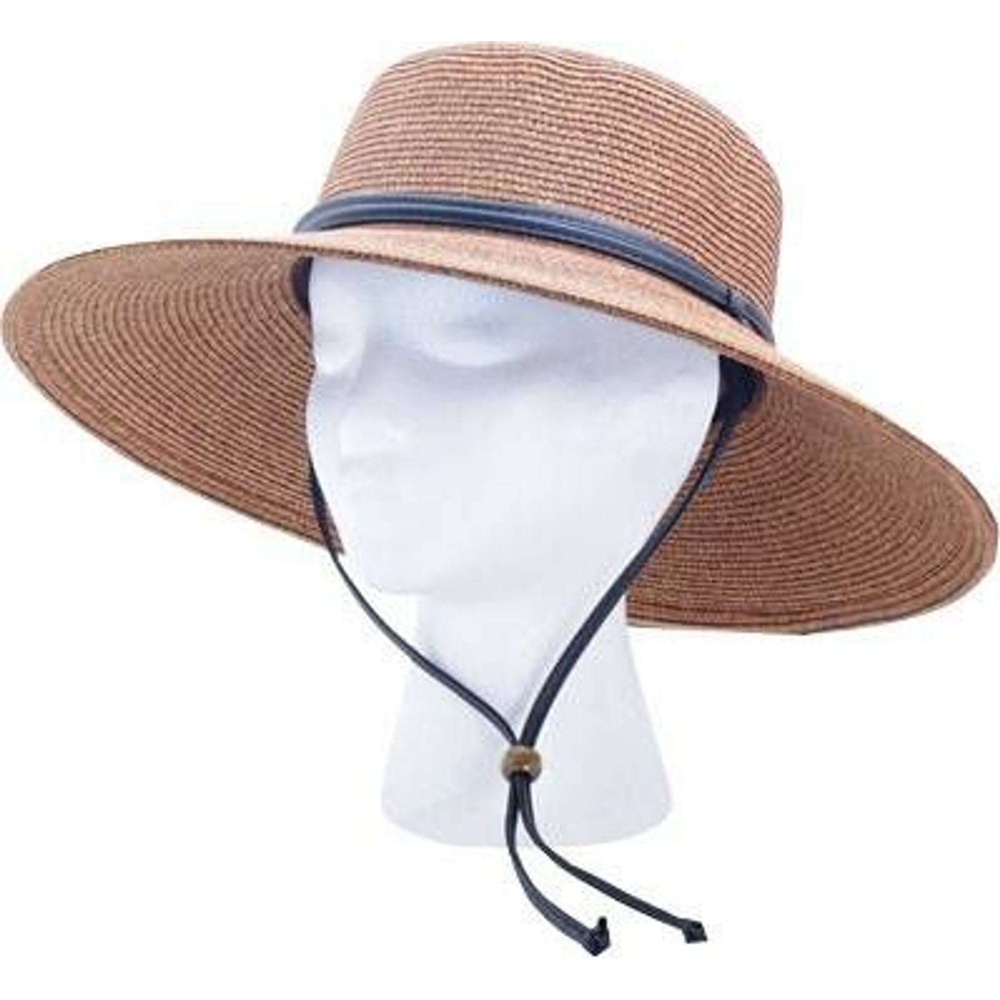 Sloggers Ladies Braided Wide Brim Hat One Size Dar