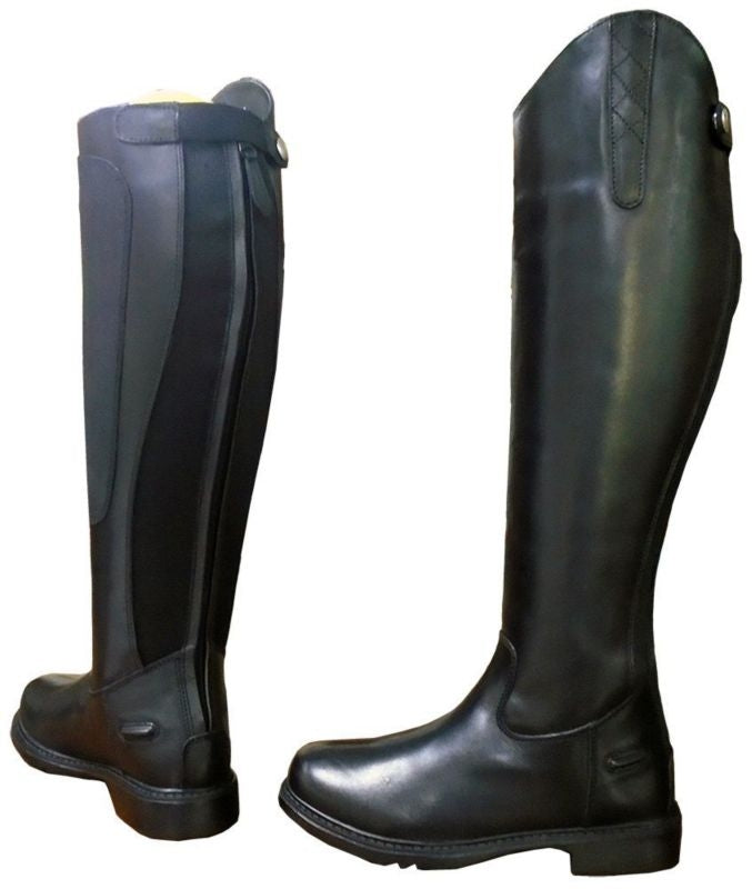 Tuffrider Plus Rider Dress Boots 10 Reg Short Brn