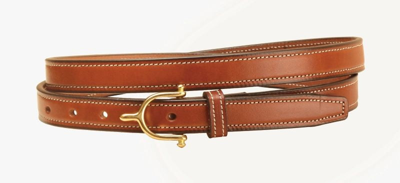 Tory Leather English Spur Buckle Belt
