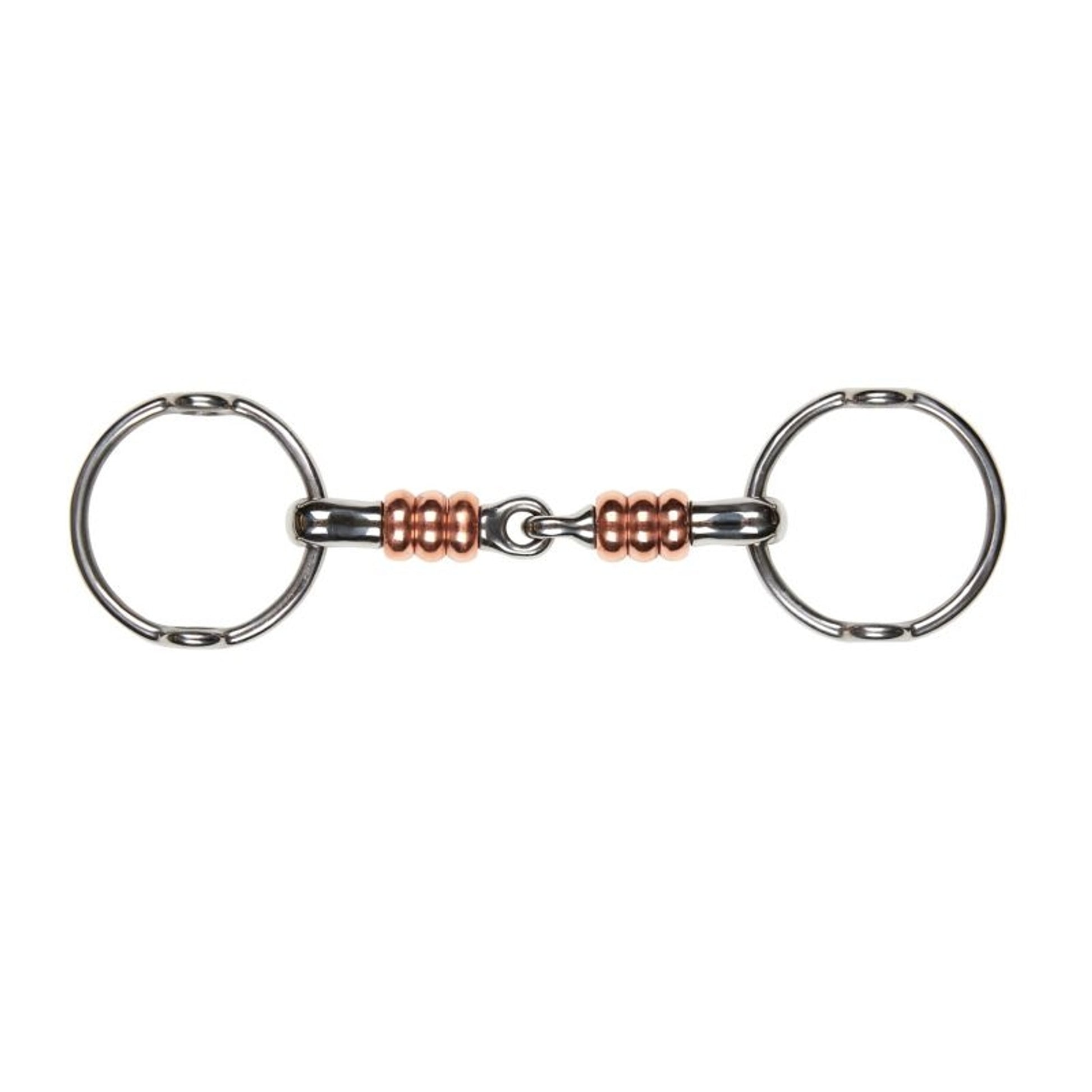 Korsteel SS Jointed Gag With Large Copper Rollers