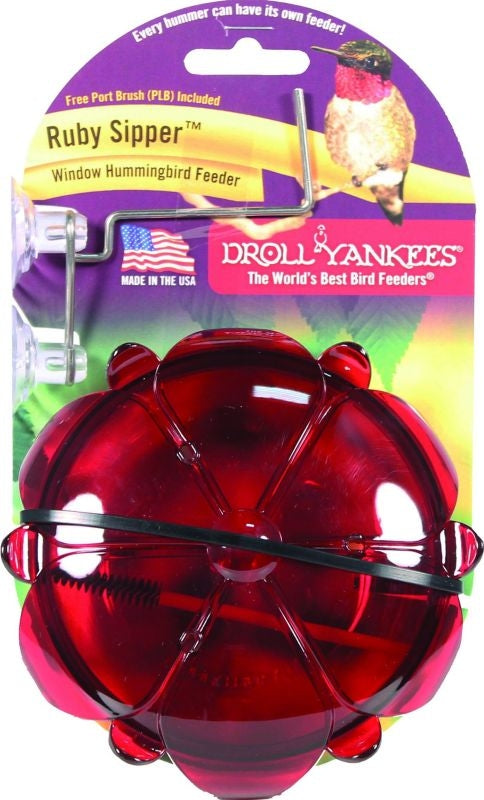 Ruby Sipper Hanging Hummingbird Feeder 5oz Ruby