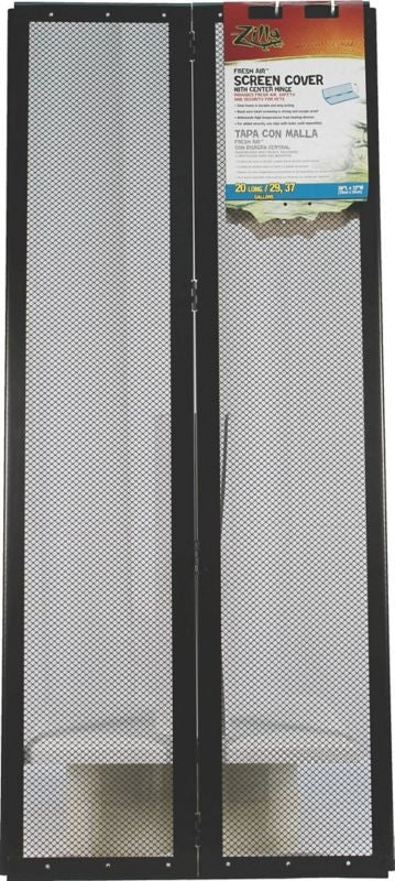 Fresh Air Screen Cover With Center Hinge 30 Black