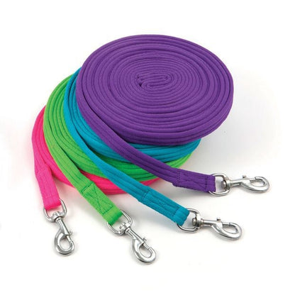 Shires Soft Feel Lunge Line 8 meters/ 26 ft Black