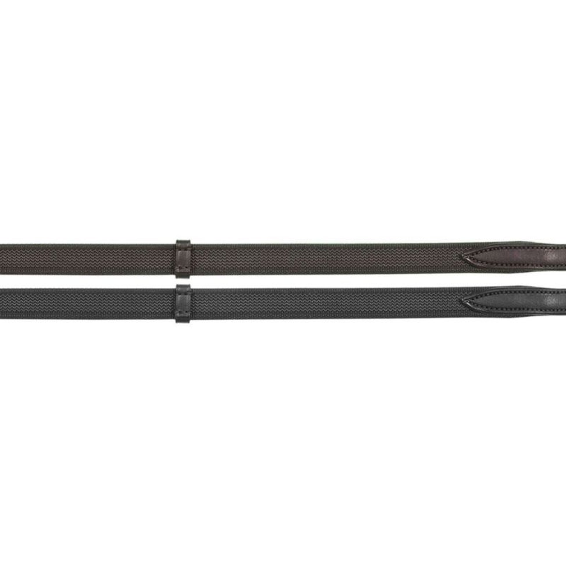 Camelot Non Slip Reins Black 5/8 X 60