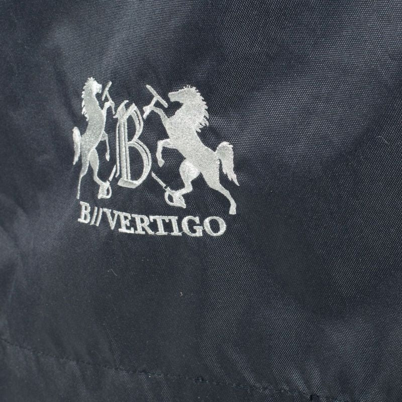 B Vertigo Cascada Box Curtain Navy