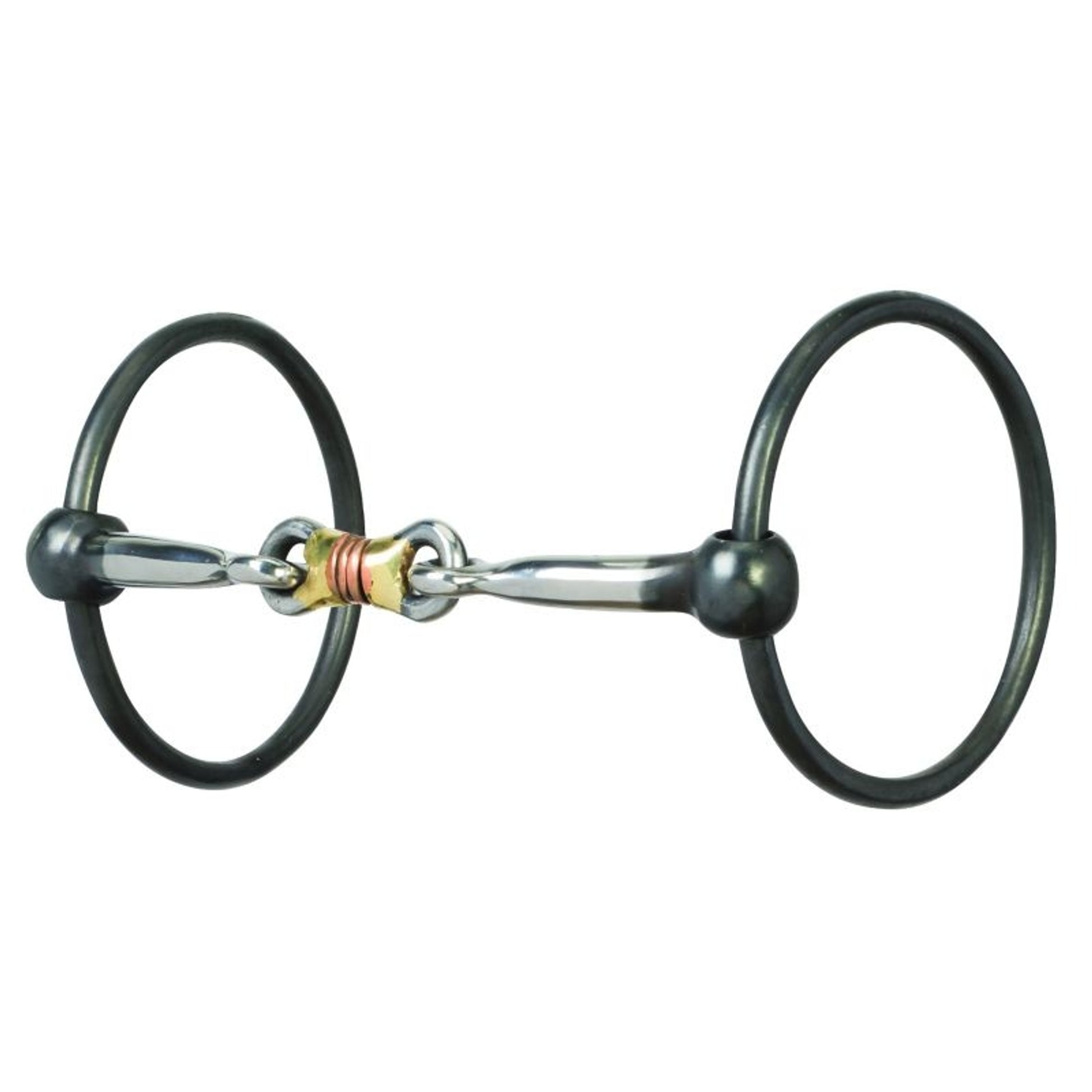 Weaver Ring Snaffle Bit Dogbone Mouth 5 Black