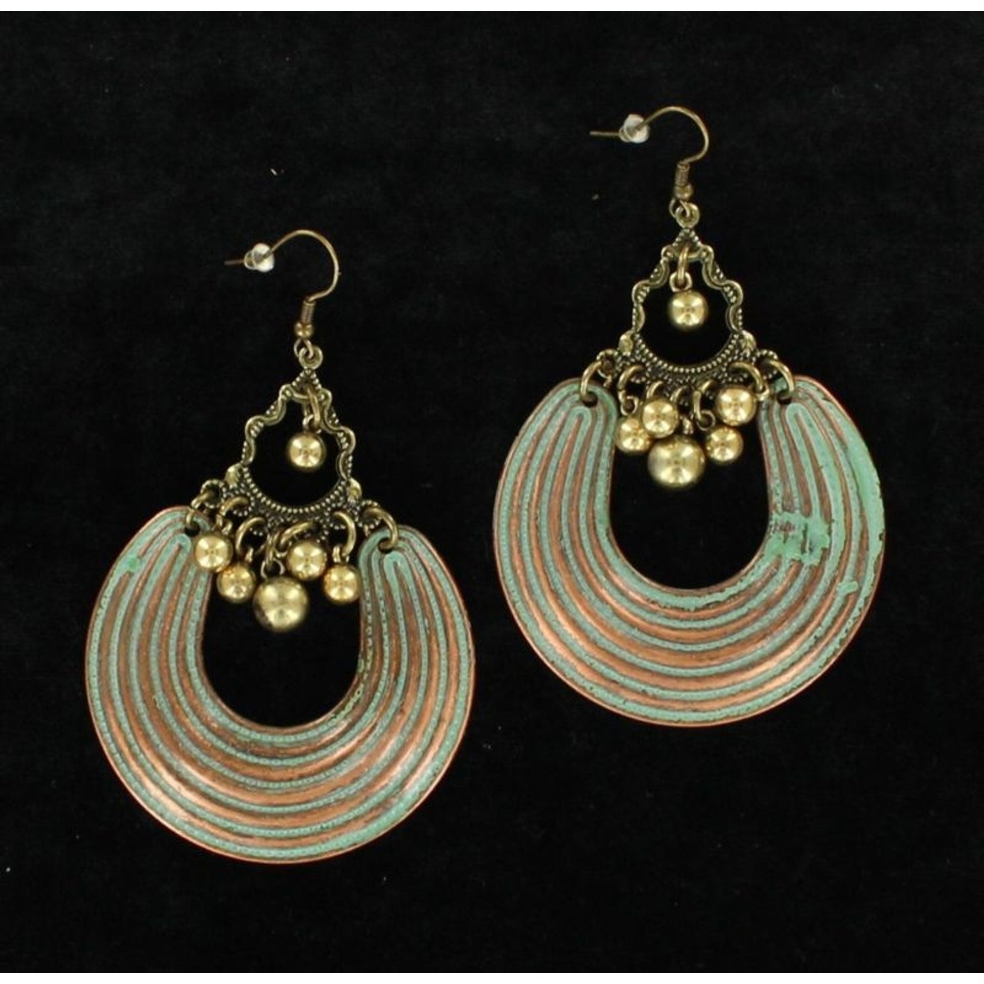 Blazin Roxx Disc EarringsPatina