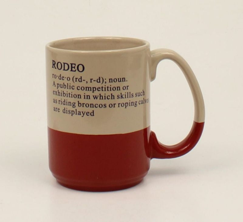 Rodeo Definition MugBk/Wh