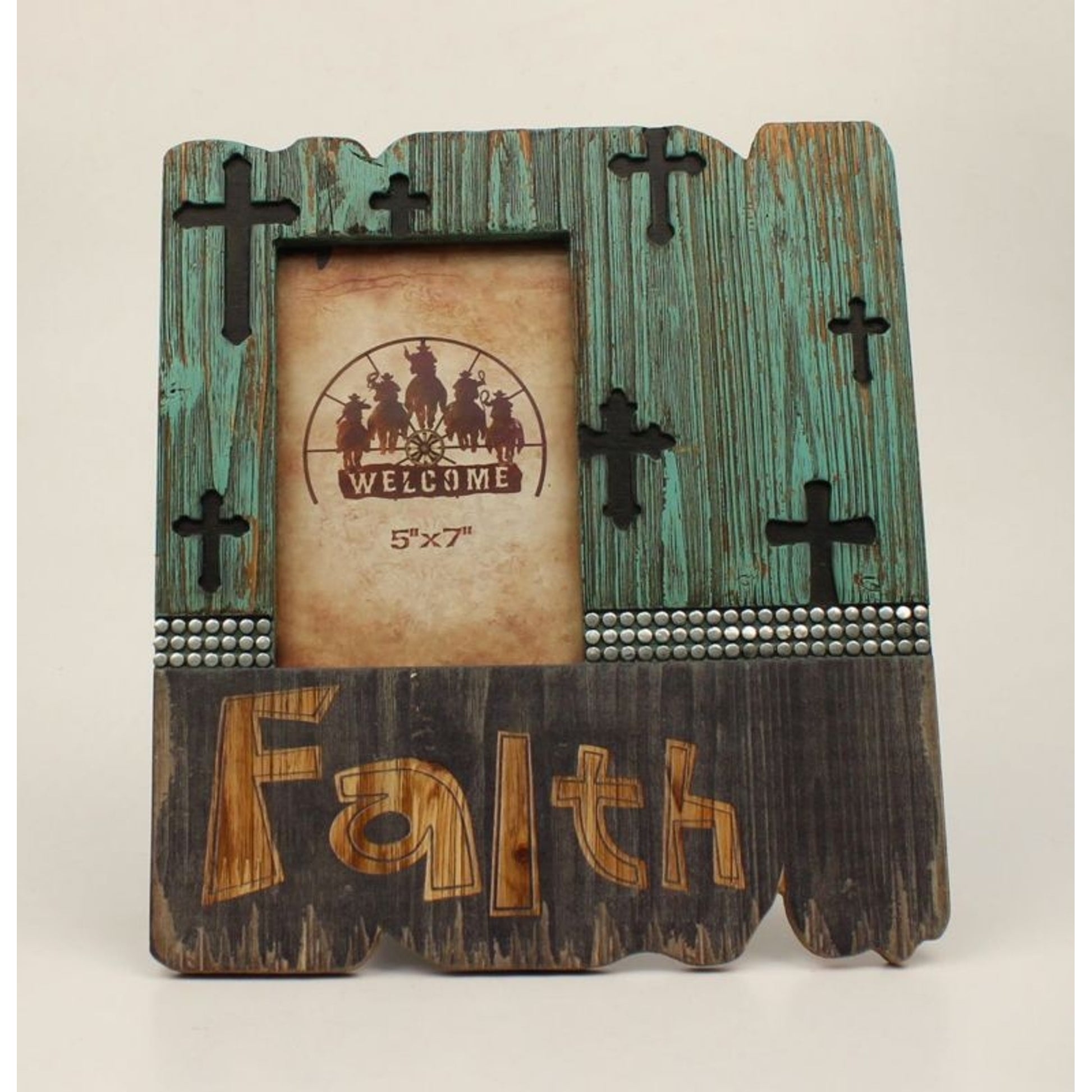 Faith Crosses Frame 5 x 7 Bk/Wh