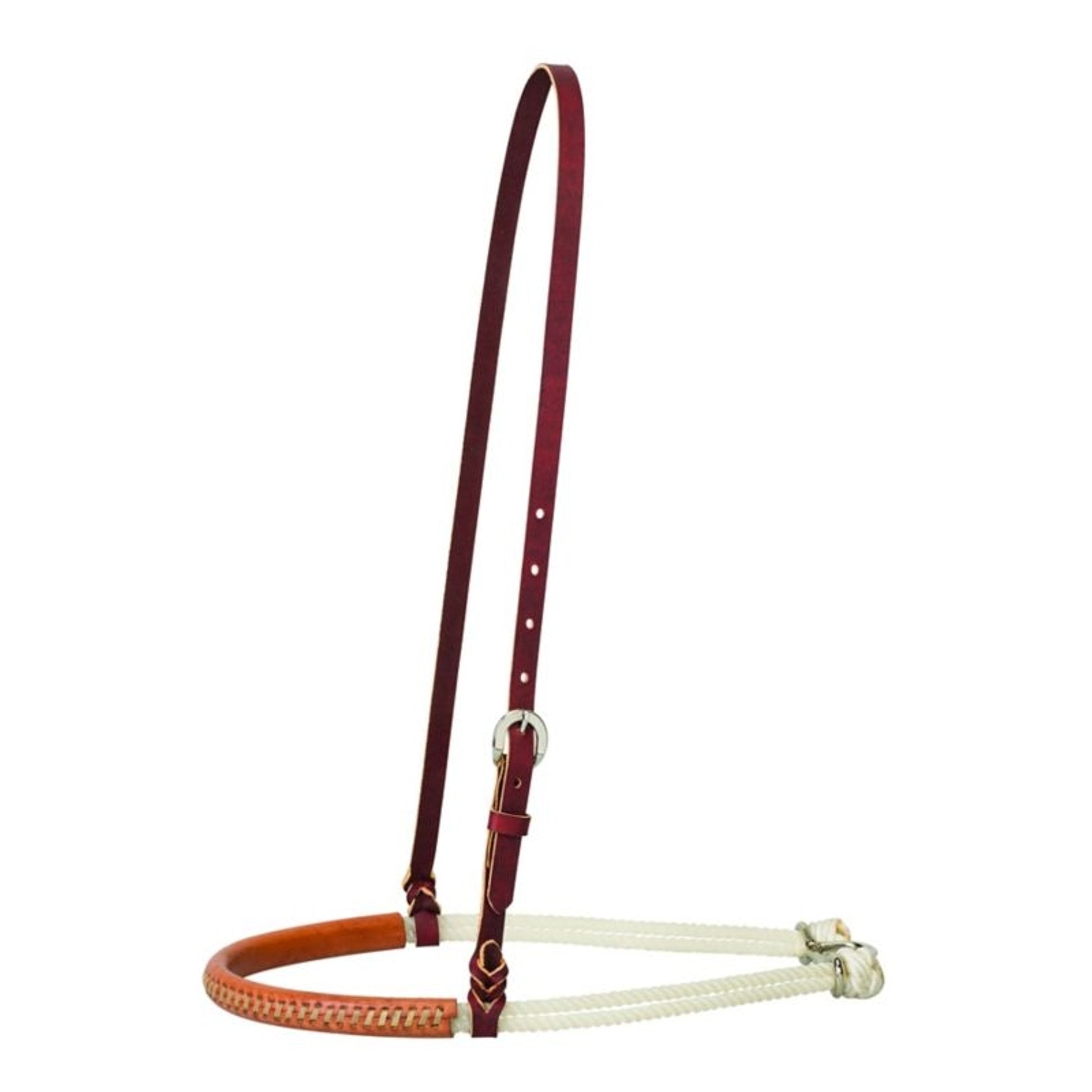 Weaver Leather Covered Double Rope Noseband Russet