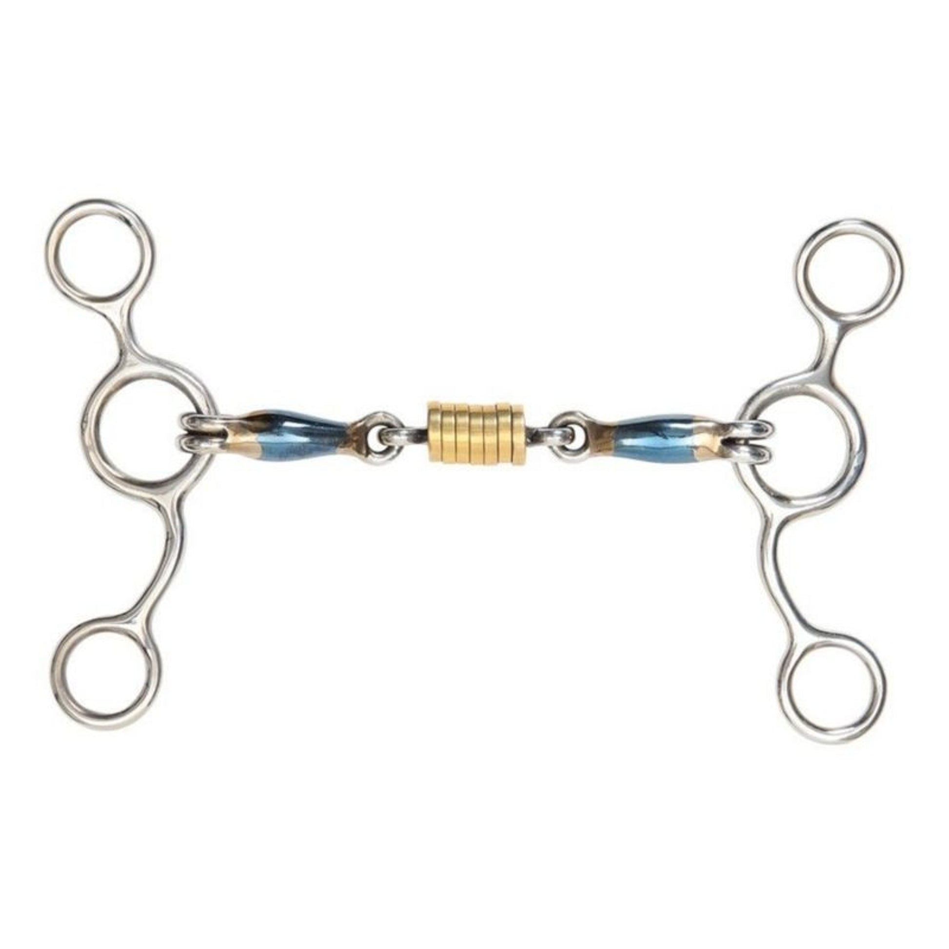 Shires Blue Sweet Iron Tom Thumb Roller Bit