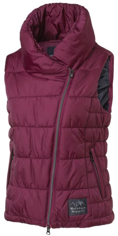 Mountain Horse Ladies Beverly Vest Large Cranberry