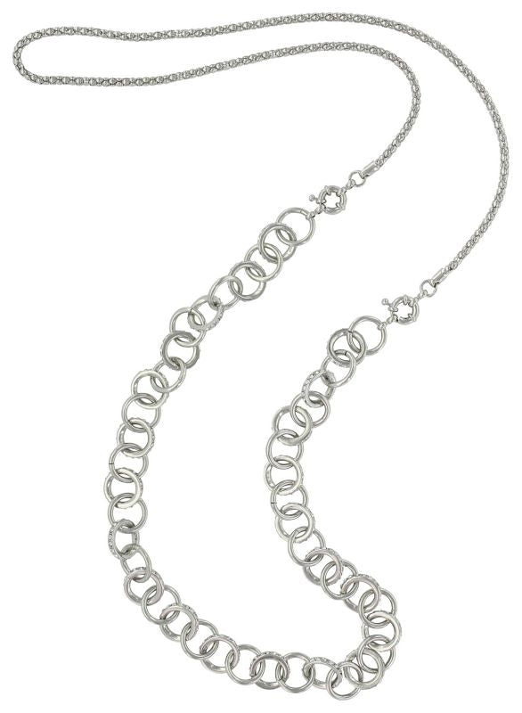 Attitude Jewelry Corded Links Necklace