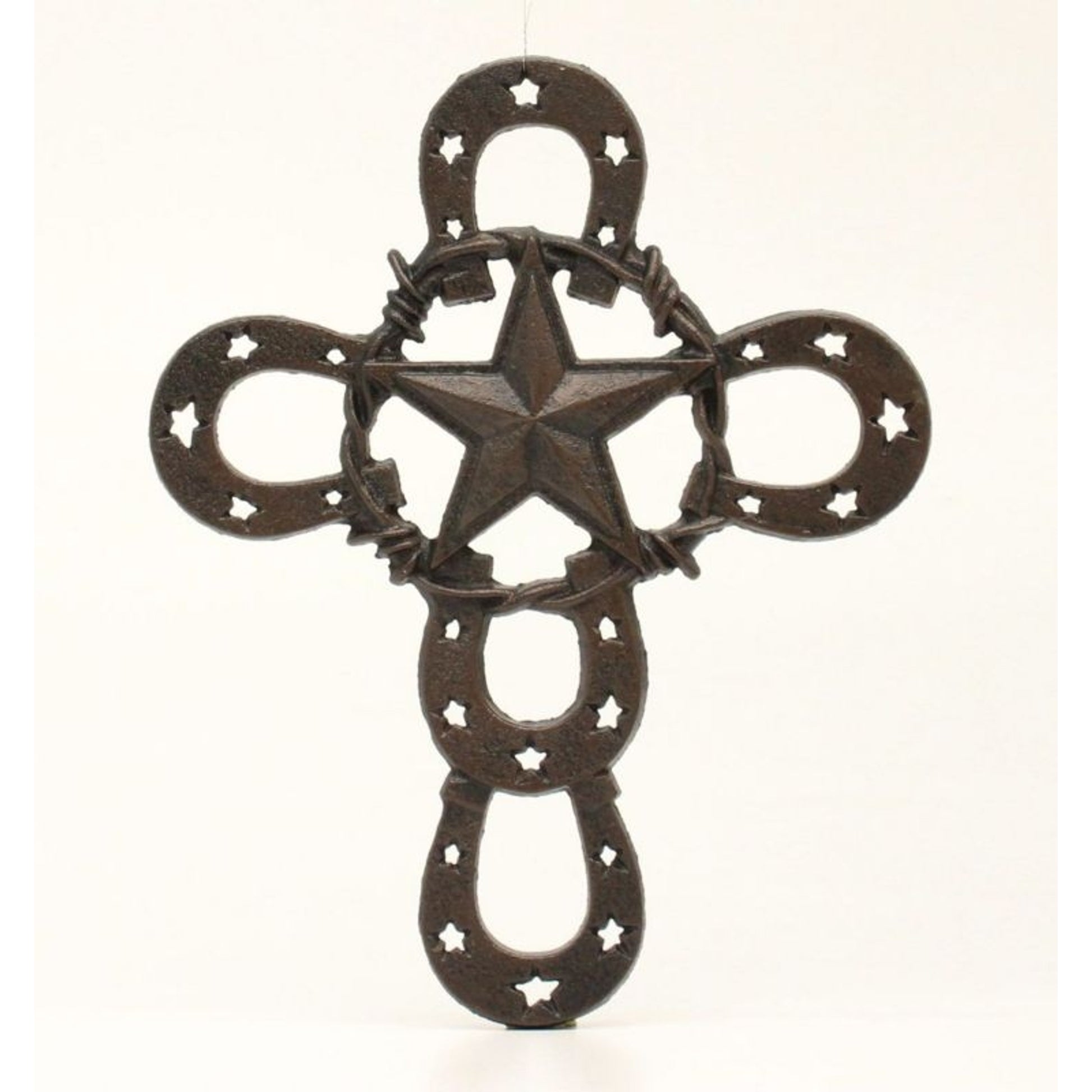 Western Moments Wall Horseshoe Star Cross