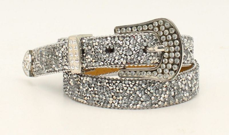 Ariat Lady 1 1/2 SculptFloral Embos Fancy Belt Lg