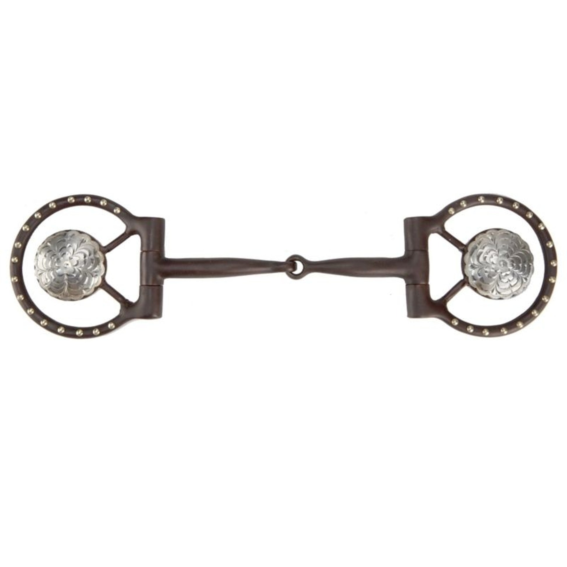Toklat Western Concho Dee Snaffle Bit 5 Brn