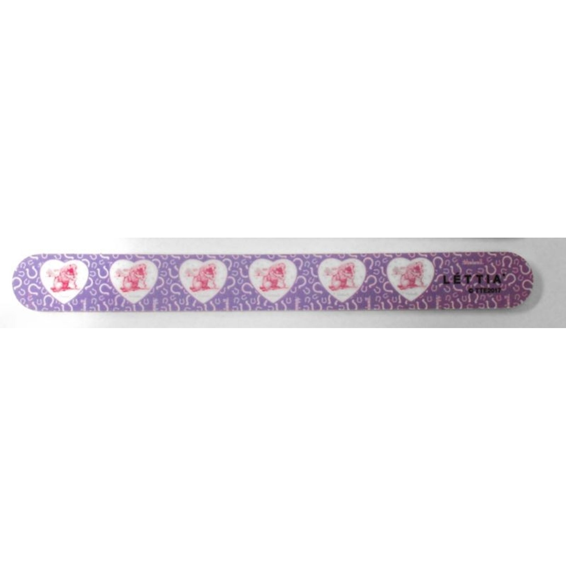 Lettia Thelwell Fall Emery Board Nail FileBk/Wh