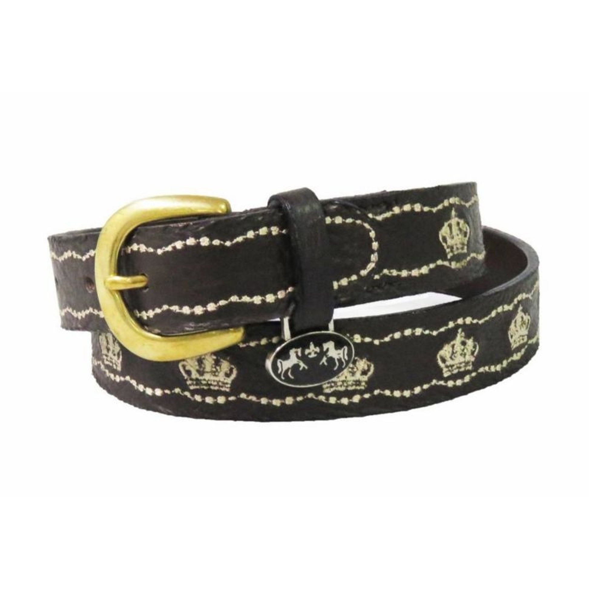 Equine Couture Kids Cacey Leather Belt