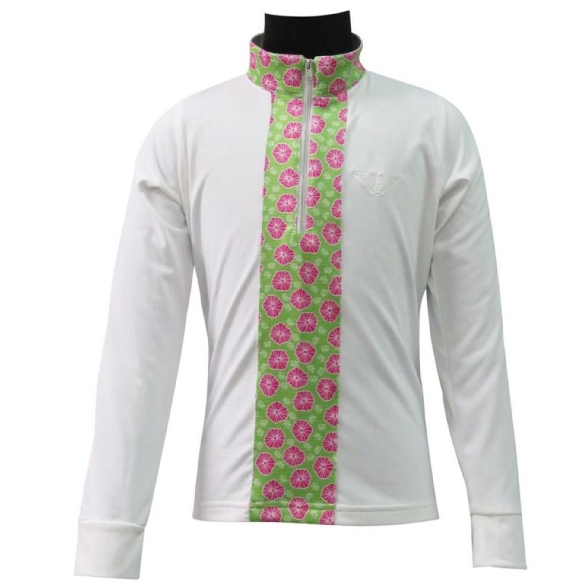 Tuffrider Kid Athena Equicool Riding Shirt L Brn