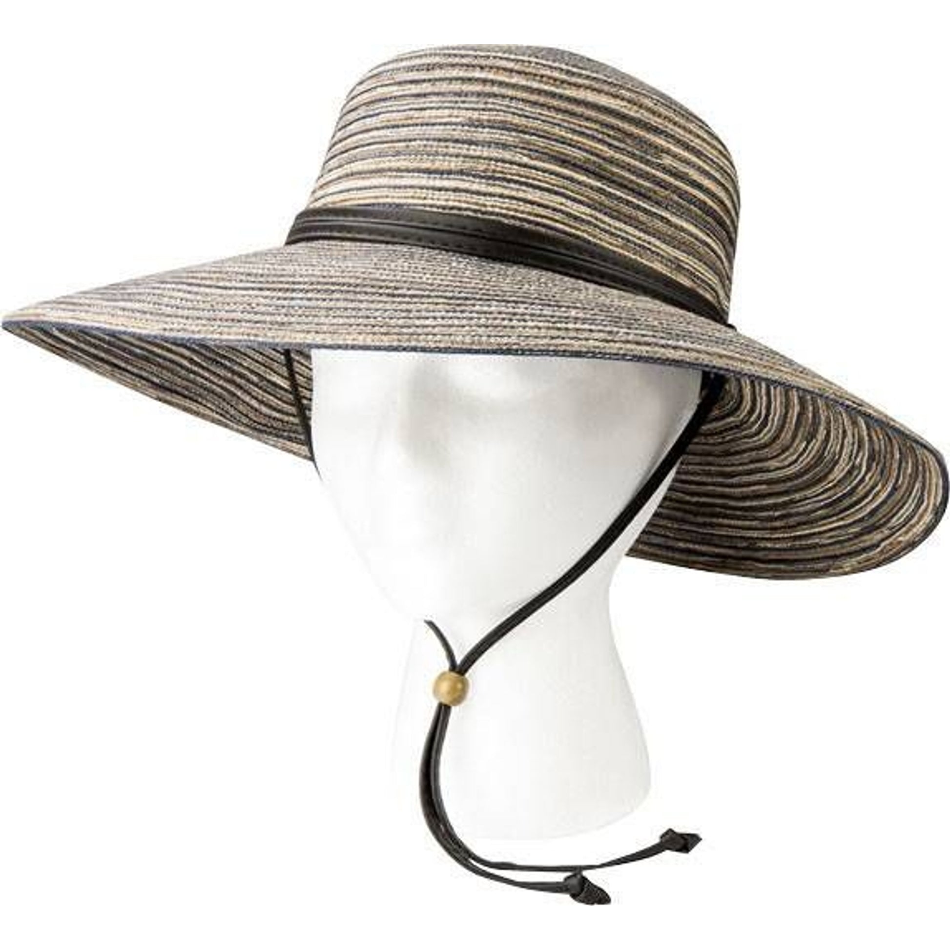 Sloggers Ladies Braided Wide Brim Hat One Size Dar