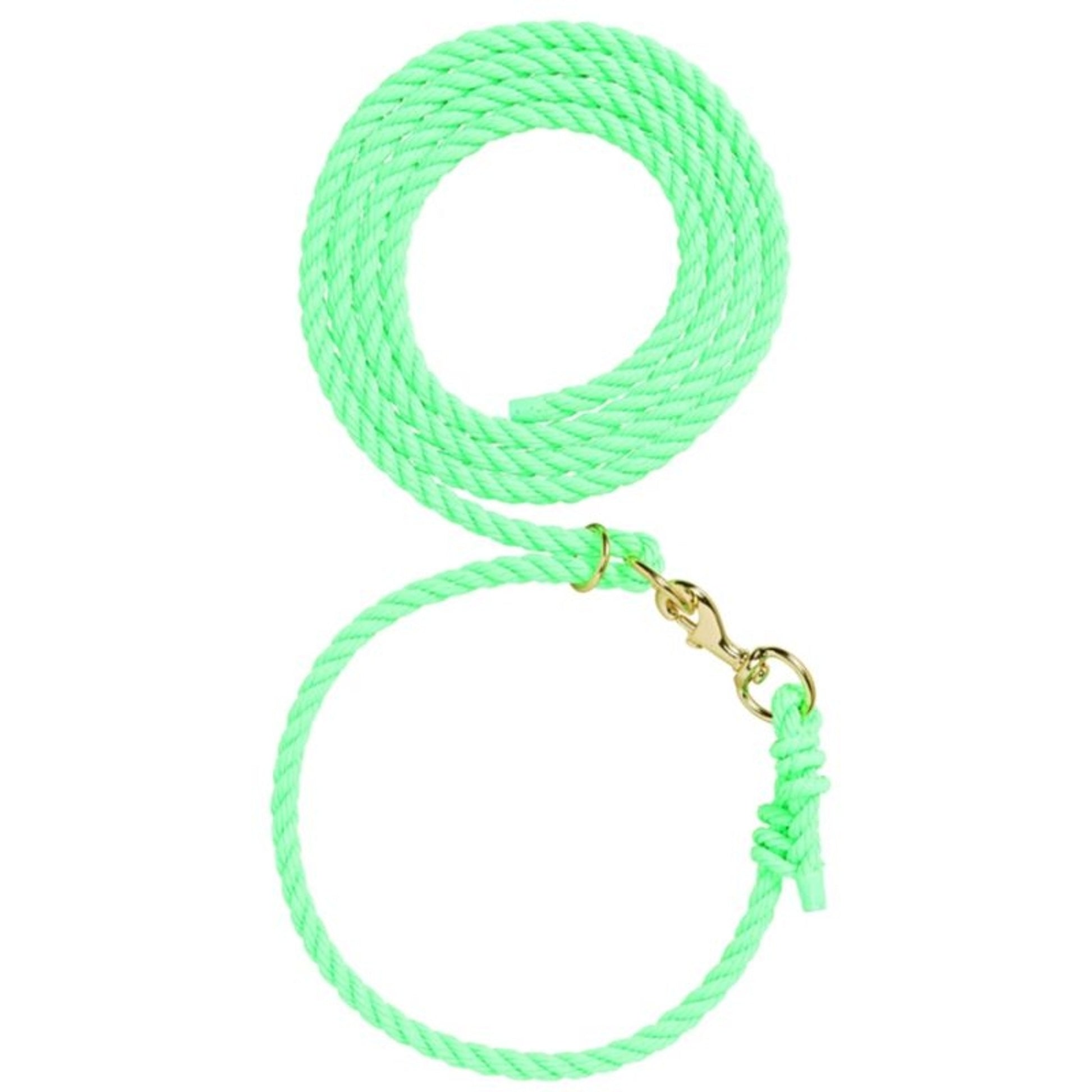 Livestock Adjustable Poly Neck Rope 1/2 x 10ft Brn