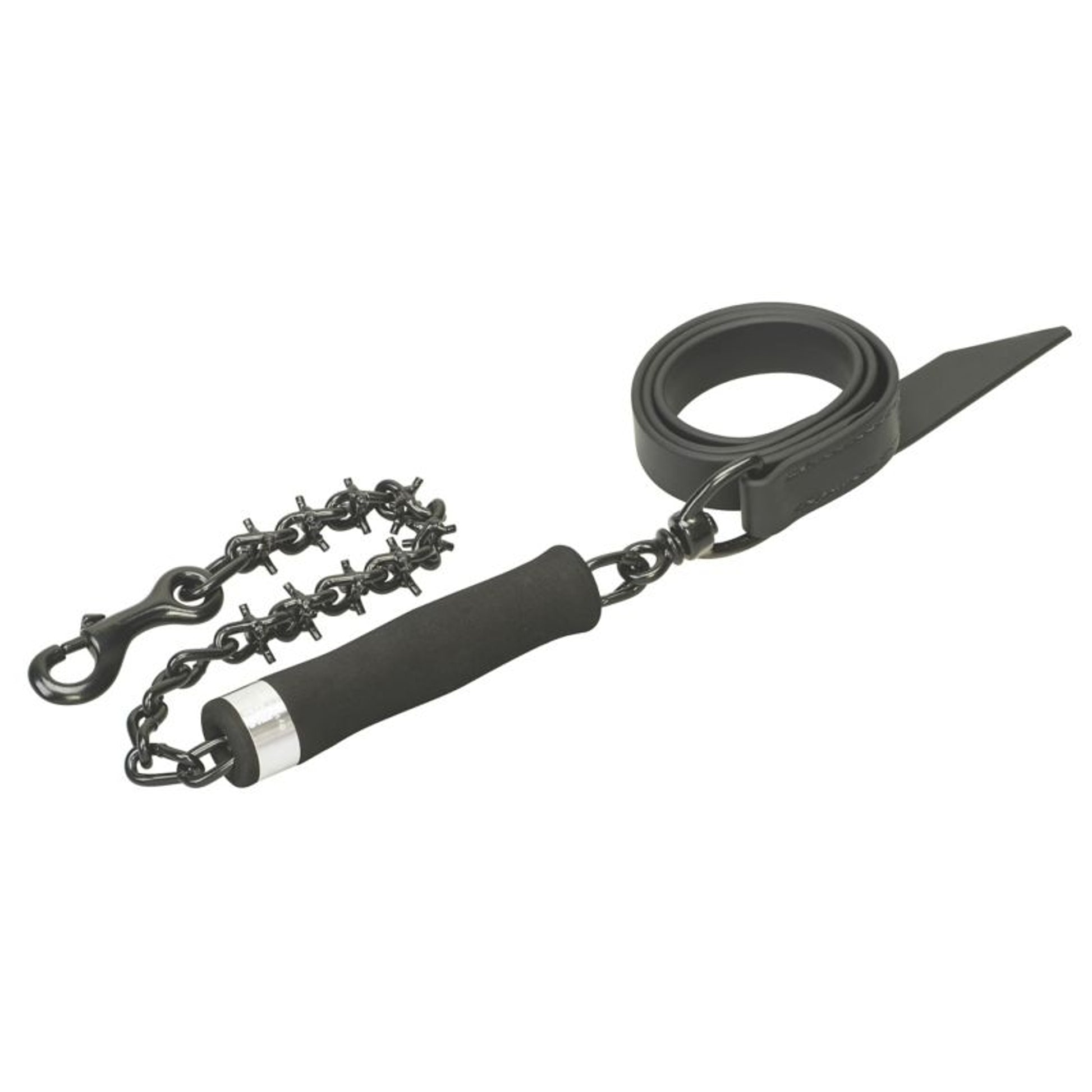 Weaver Sure Hand Lead Pronged Chain Black