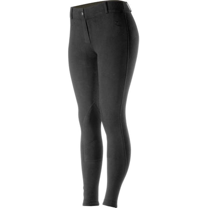 Horze Ella Womens PullOn Knee Patch Breeches 22 Bk