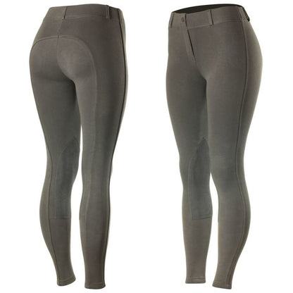 Horze Ella Womens PullOn Knee Patch Breeches 22 Bk