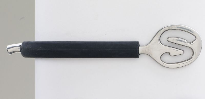 Centaur Sure-Grip Tom Thumb Spur 1/4 Bk/Wh