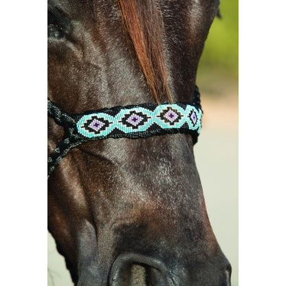 Pro Cho Cowboy Braided Halter 10 Lead Black