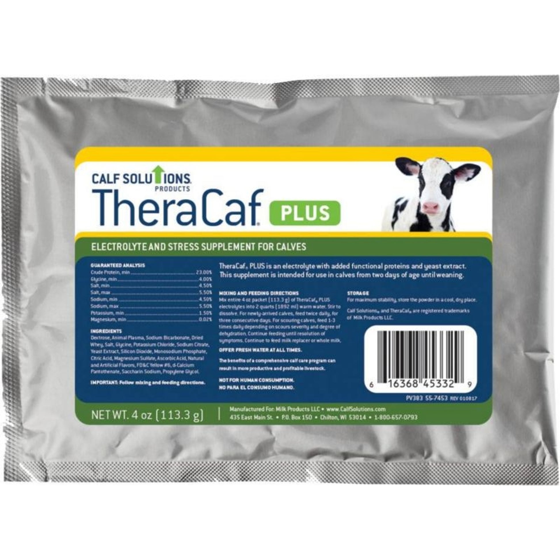 Theracaf Plus Electrolyte/Stress Supplement 4 oz