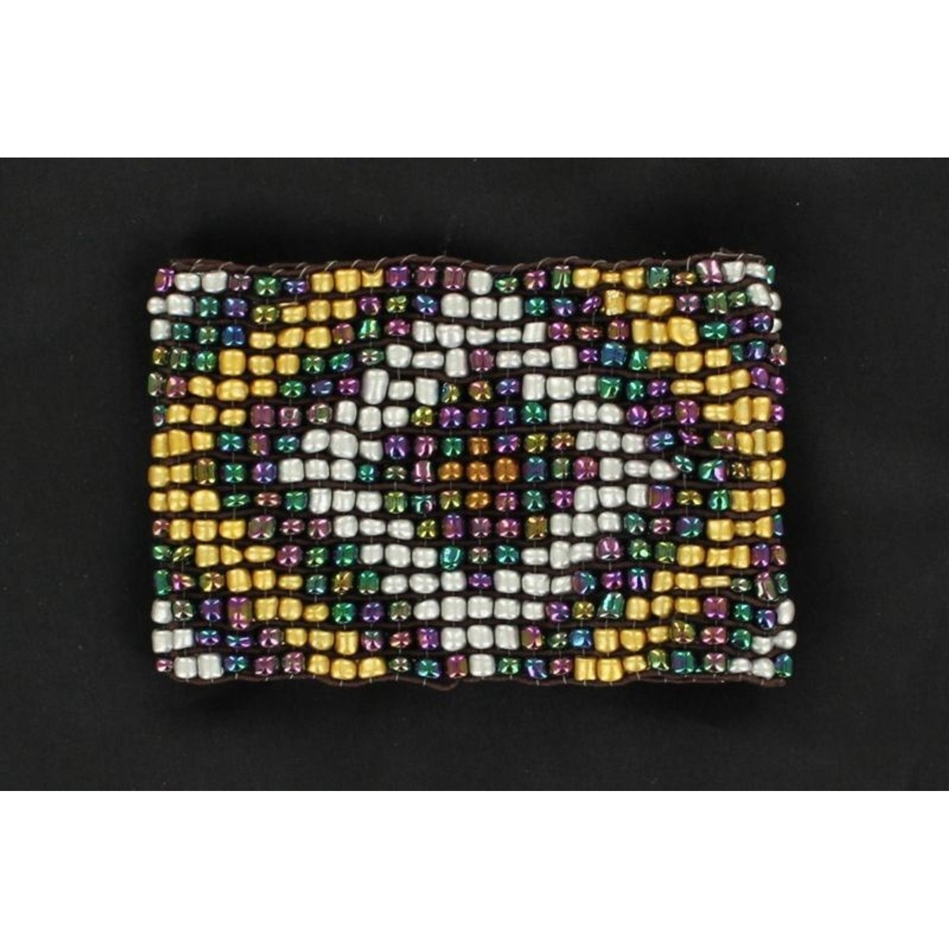 Concentric Diamonds Stretch Cuff Style Bracelet