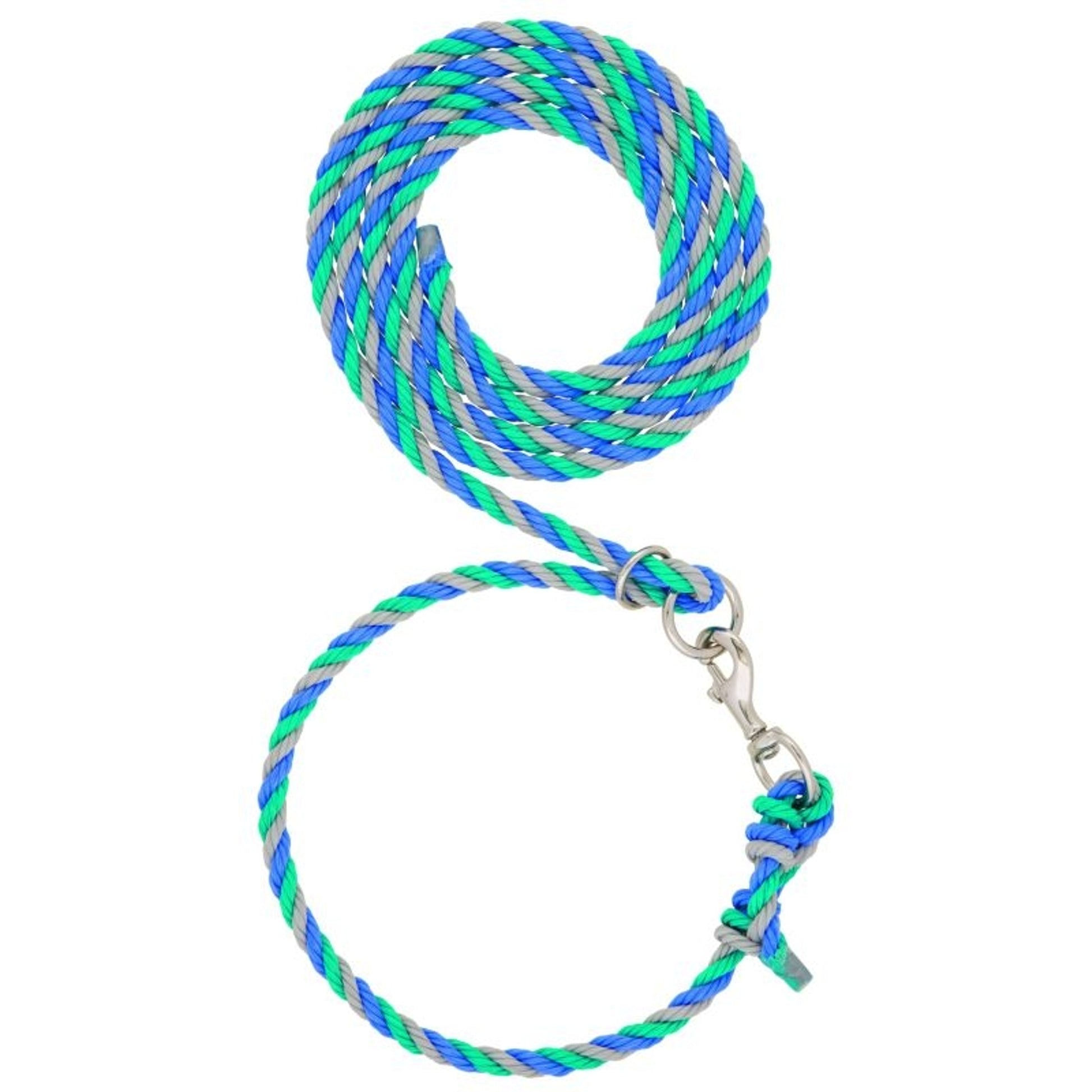 Livestock Adjustable Poly Neck Rope 1/2 x 10ft Brn