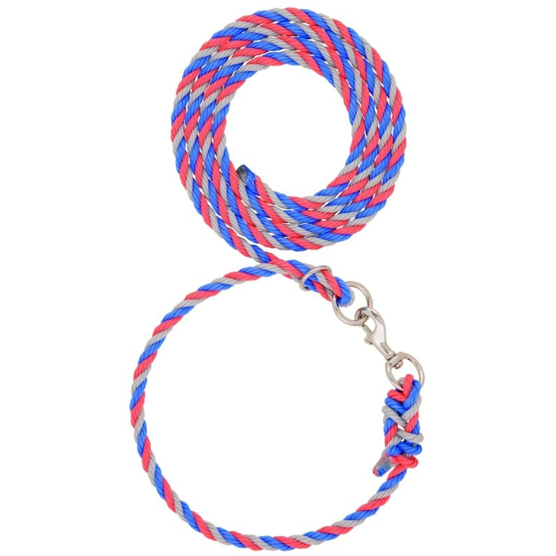 Livestock Adjustable Poly Neck Rope 1/2 x 10ft Brn