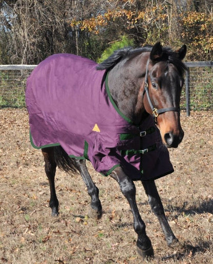 1200D Waterproof Turnout Sheets 48in Navy/Silver