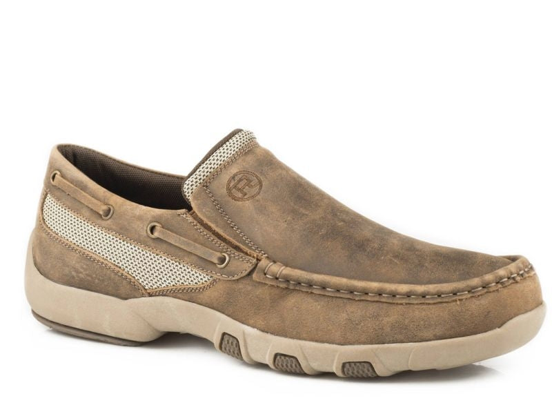 Roper Mens Docks Slip On Shoe 13 VintageBrown