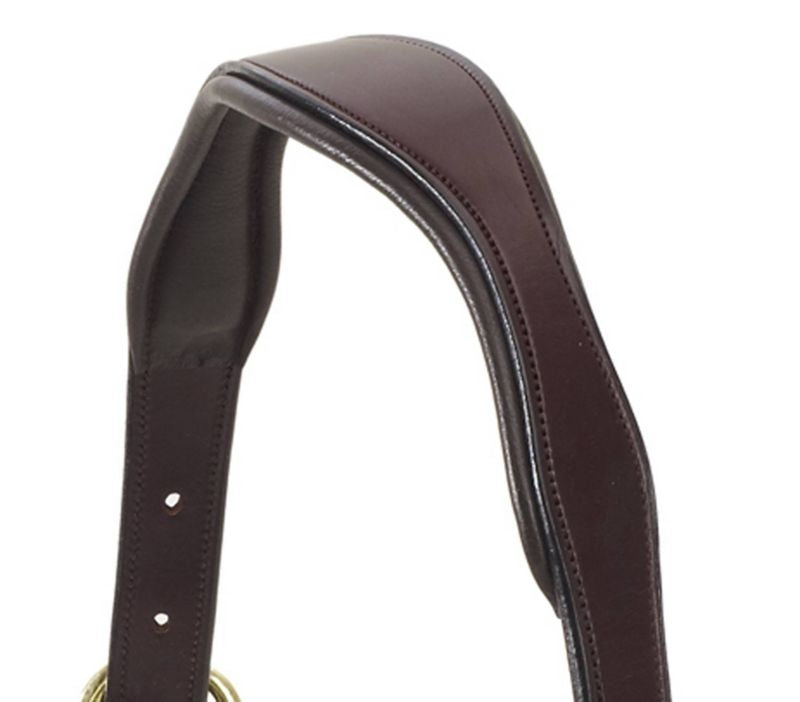 Ovation Ats Padded Halter Crown Piece Horse Brown