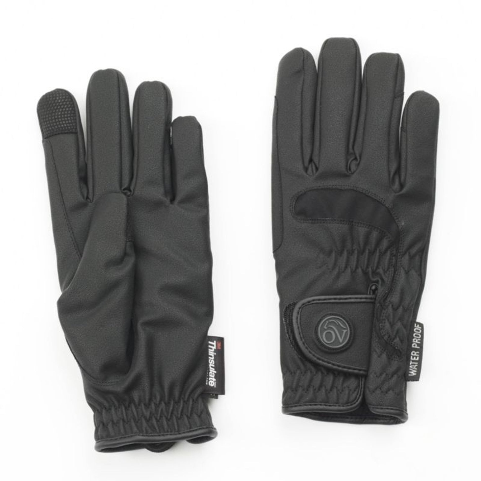 Ovation Luxe Grip Winter Riding Gloves Medium Blac