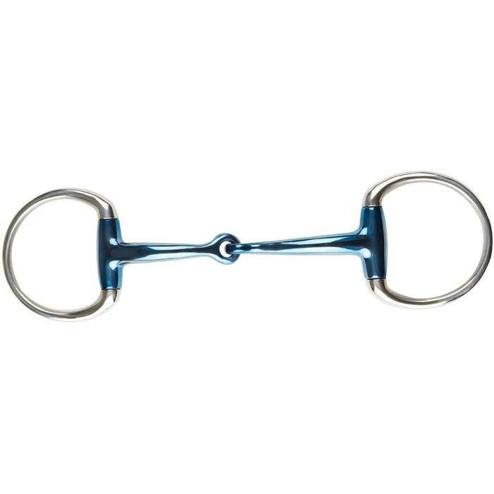 JP Korsteel Blue Steel Eggbutt Snaffle Bit