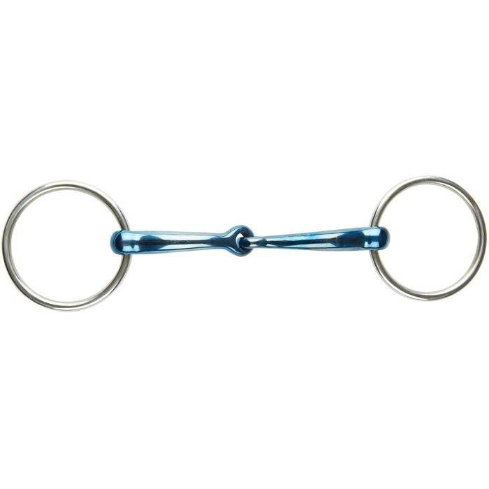 JP Korsteel Blue Steel Jointed Loose Ring Snaffle