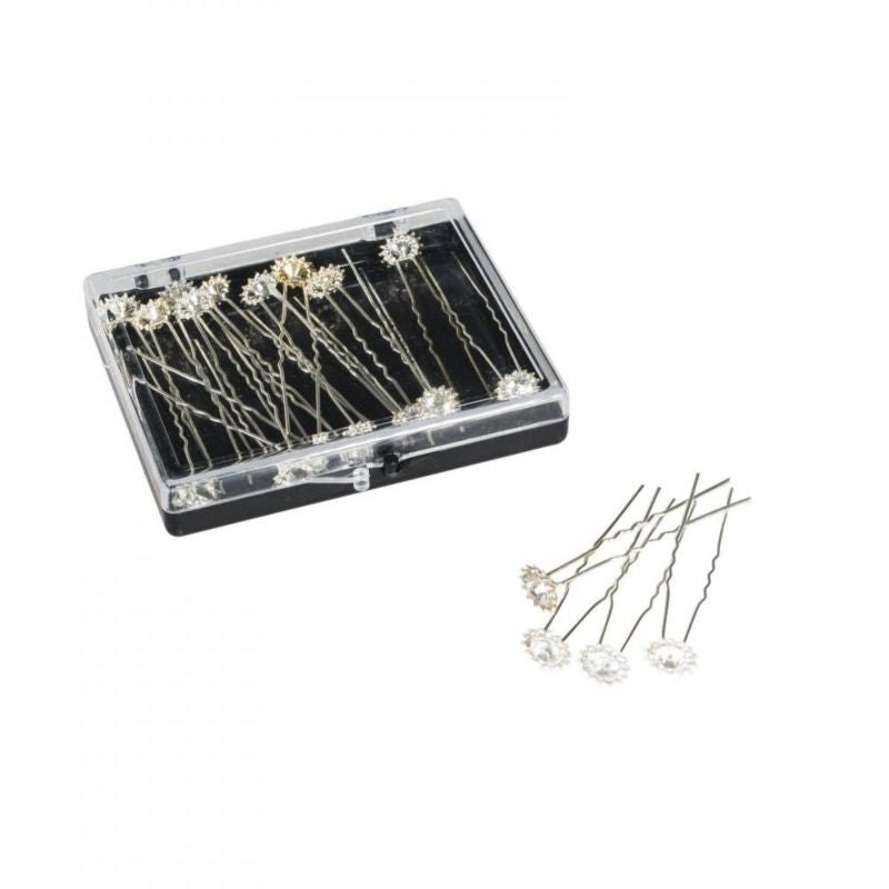 Horze Flower Crystal Hair Pin Crystal