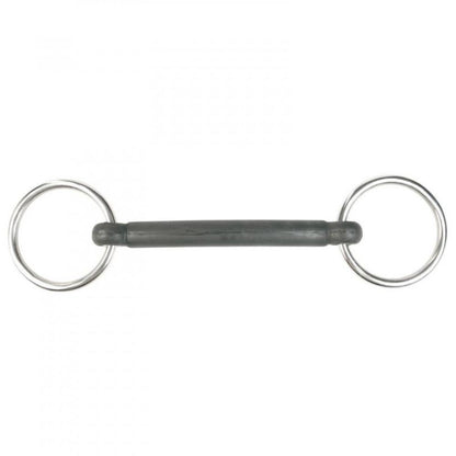 Horze MullenMouth Loose Ring Rubber Bit 4 Black