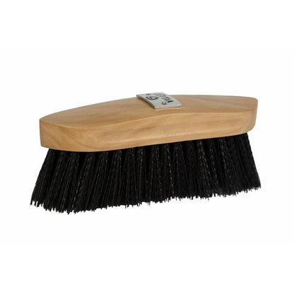 Lettia Collection Plastic Bristle Dandy Brush Blk